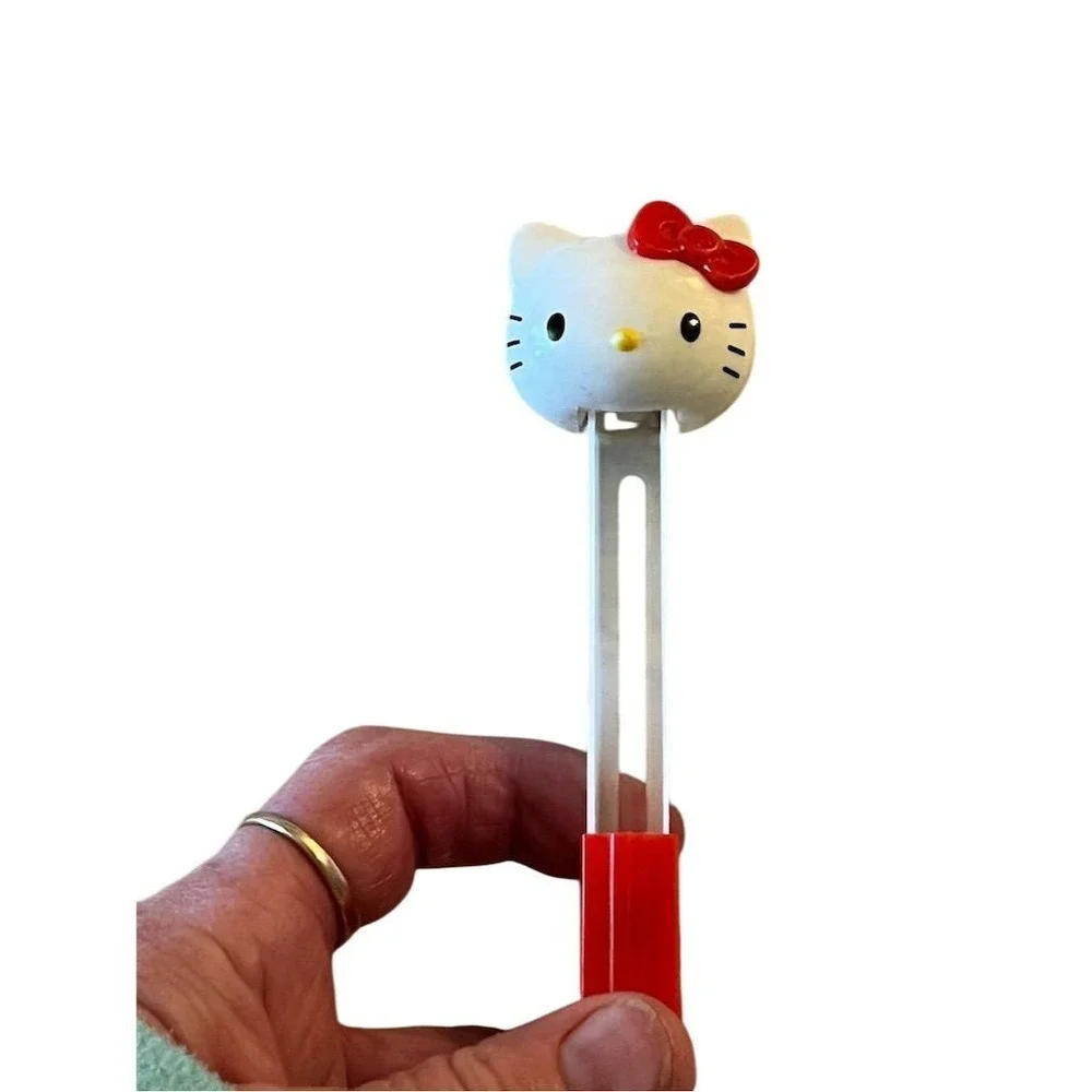 Hello‎ Kitty PEZ Dispenser Collectible Sanrio Red Stem